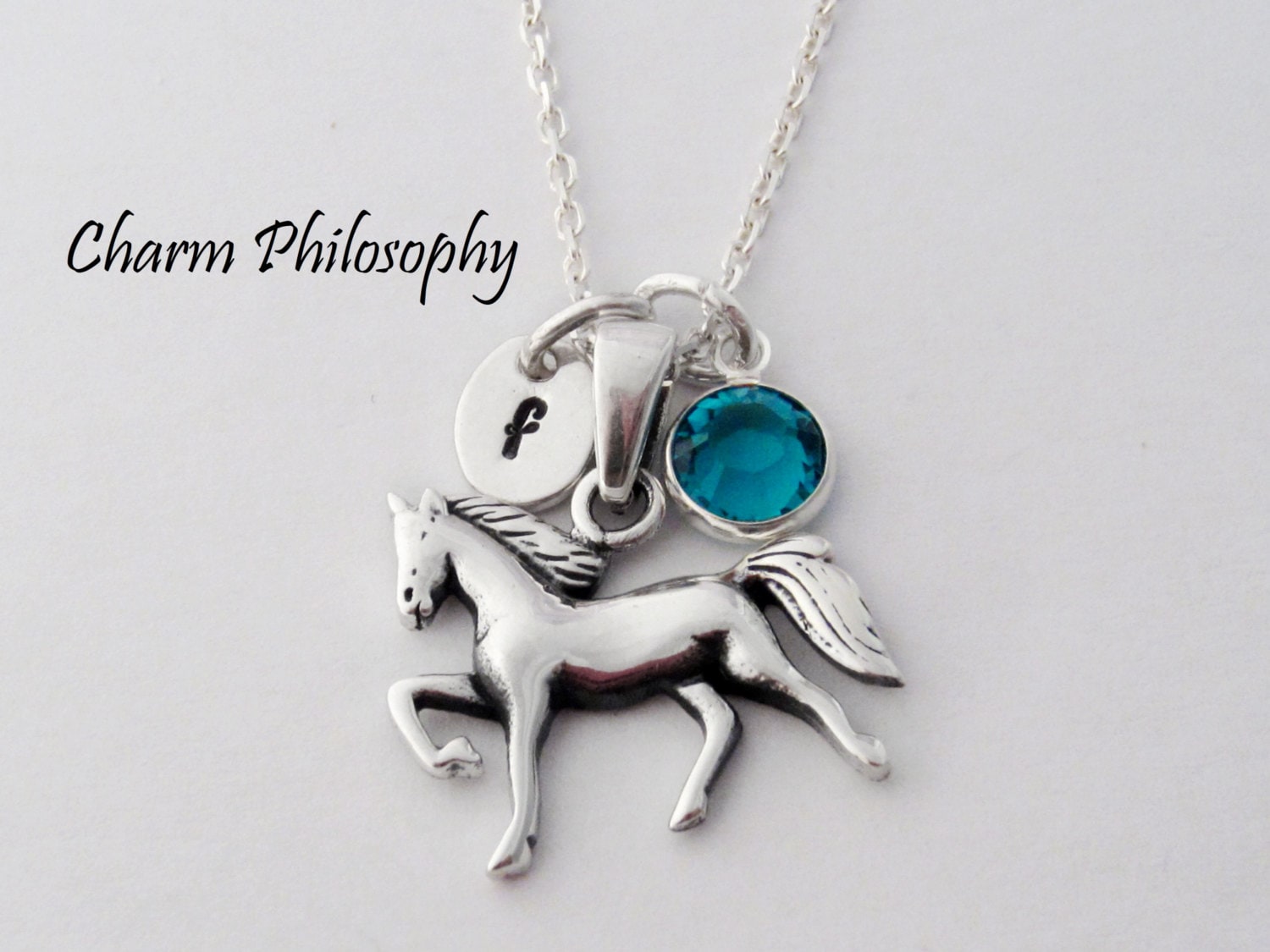 Horse Necklace 925 Sterling Silver Jewelry Horse Pendant Etsy