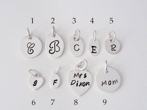 Add a Personalized Initial Charm, Word Charm or Name Charm - 925 Ster…