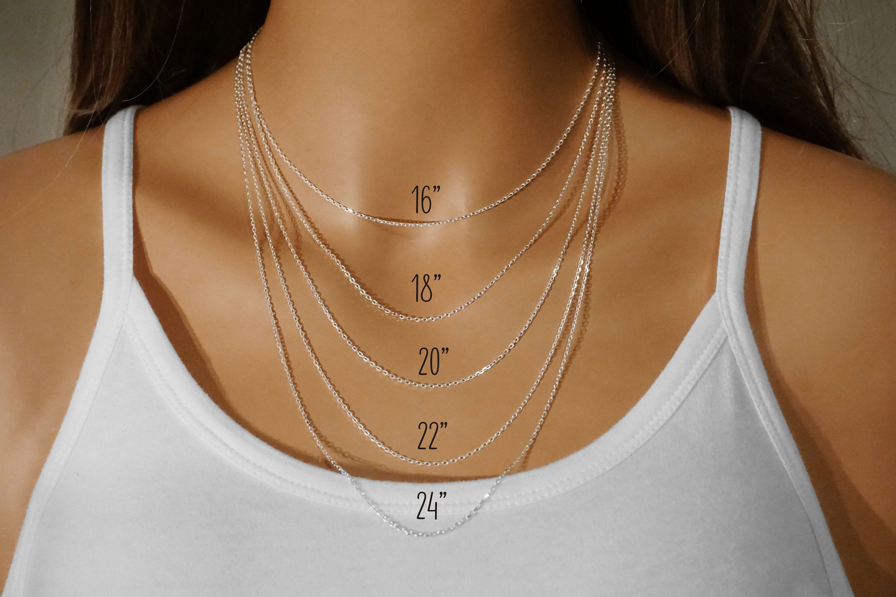 Solid Sterling Silver Chain 925 Silver Anchor Chain Finished
