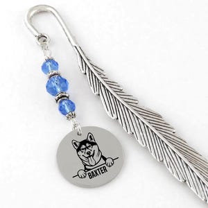 Custom Dog Bookmark - Dog Breed Bookmark - Dog Name Bookmark - Personalized Pet Owner Gift - Dog Memorial Gift