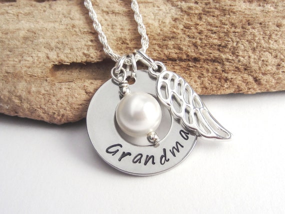 Memorial necklace 2024 for grandma