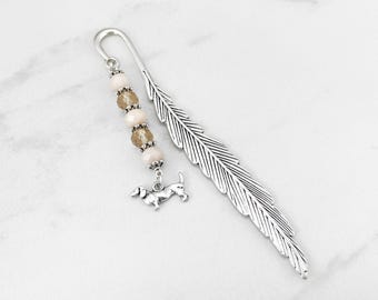 Dachshund Bookmark - Silver Dog Charm Bookmark - Dachshund Lover Gifts - Dachshund Gifts - Wiener Dog Gifts - Dachshund Mom Gifts
