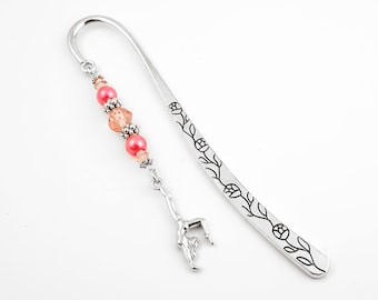 Gymnast Bookmark: Beaded Gymnastics Gift