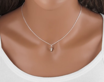 Tiny Penguin Necklace: Minimalist 925 Sterling Silver Jewelry, Penguin Gifts