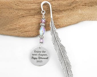 Custom Retirement Bookmark - Laser Engraved Bookmark - Unique Bookmarks - Personalized Stationary - Retirement Gifts for Men or Women