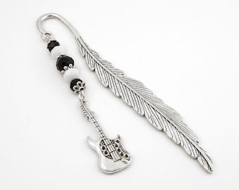 Electric Guitar Bookmark for Musician Gifts for Guitar Players Music Bookmark Instrument Charm Bookmark Guitar Player Bookmark Gifts for Men