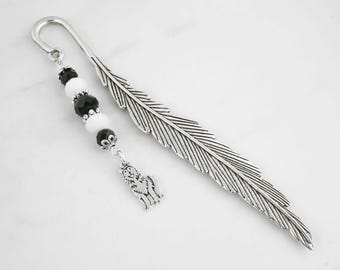Siberian Husky Bookmark for Husky Lovers, Husky Gifts, Husky Stationary, Silver Bookmark, Unique Dog Gifts, Gifts for Husky Dad or Mom