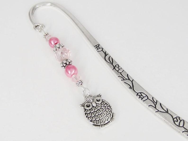 Owl Bookmark Tibetan Silver Bookmark Stationary Owl Gift Ideas Graduation Gift image 1