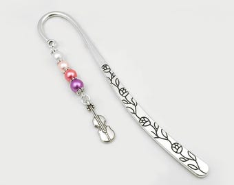 Violin Bookmark Violin Gifts Tibetan Silver Small Violin Charm Bookmark Violin Teacher Gifts Musical Instrument Gifts Violinist Gift