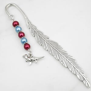 Dinosaur Bookmark - T-Rex Charm Bookmark Tyrannosaurus Rex Bookmark Gifts for Boys Prehistoric Dinosaur Gift Ideas for History Teacher Gifts