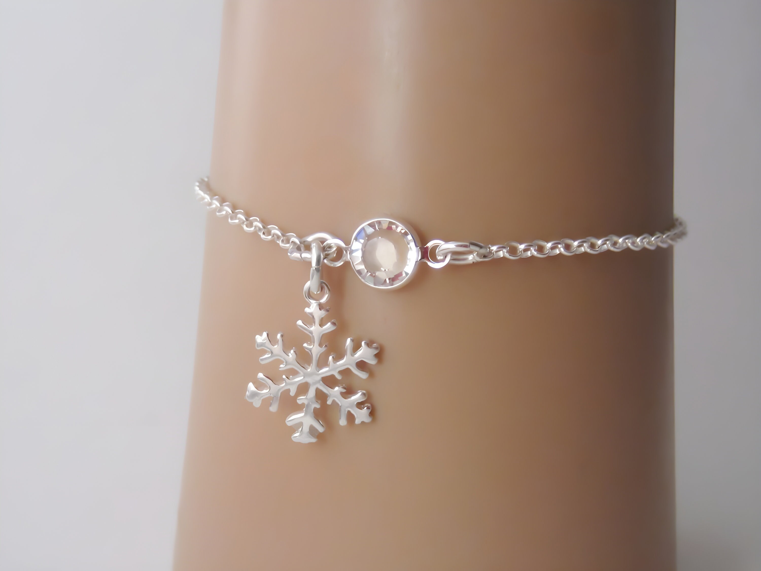 Snowflake anklet deals