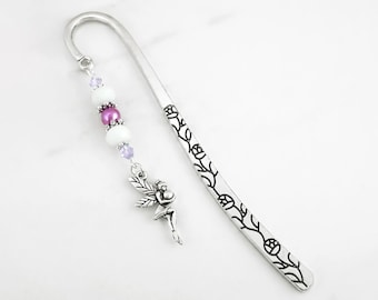 Fairy Bookmark - Fantasy Lover Gifts - Tibetan Silver Faerie Bookmark - Unique Pixie Bookmark - Fairy Stationary - Magical Fairy Gifts