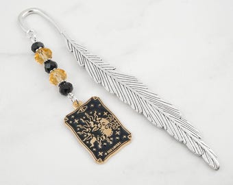 Tarot Card Bookmark: Beaded Witchy Gifts