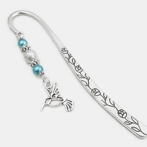 Hummingbird Bookmark: Unique Beaded Bird Charm Gifts