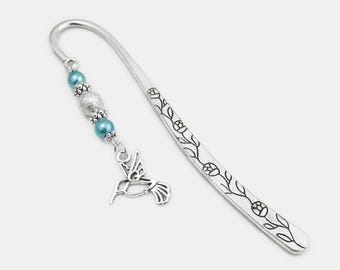 Hummingbird Bookmark: Unique Beaded Bird Charm Gifts