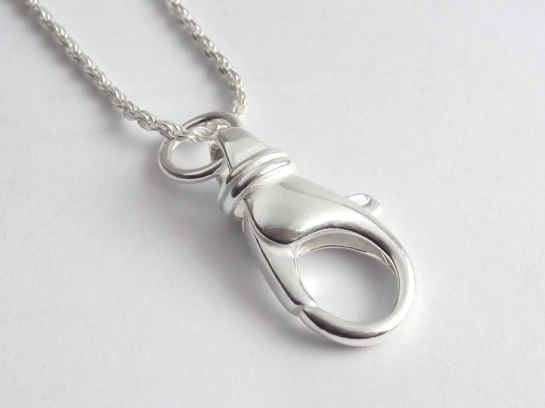 Badge 2024 clip necklace