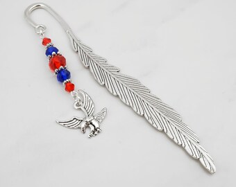 Eagle Bookmark for Eagle Lover Gifts for Teachers Eagles Mascot Gifts Hawk Bookmark Hawk Mascot Gifts Educator Gifts Teacher Gifts Eagles