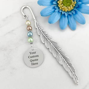 Personalized Bookmark | Custom Bookmark, Laser Engraved Bookmark, Book Lover Gift, Personalized Stationary, Reader Gift, Quote Bookmark