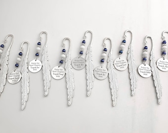 Custom Graduation Bookmark for Graduates Charm Bookmark Personalized Grad Bookmarks for Class of 2024 Graduation Gifts for Him or Her