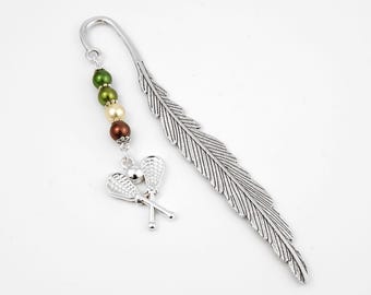 Lacrosse Bookmark: Silver Lacrosse Sticks and Ball Charm