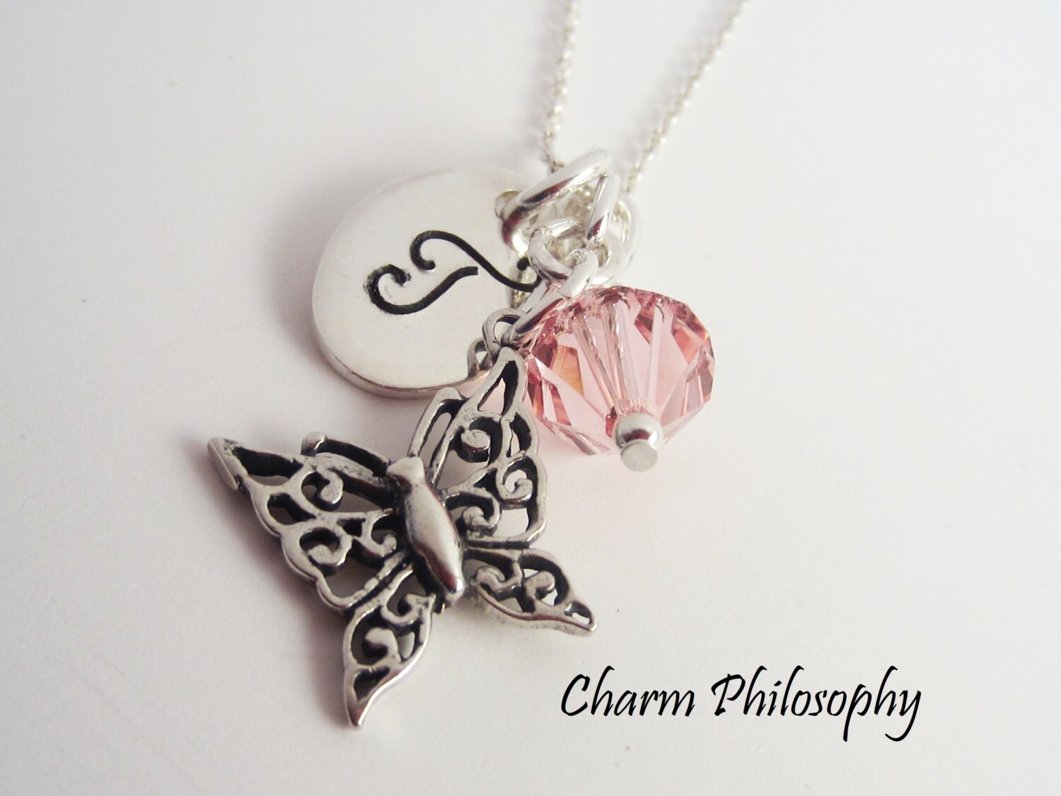 Stylysh 9mm June Birthstone Butterfly Enamel Charm - Stainless Steel Link For Traditional Italian Bracelets