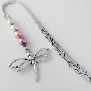 Libelle Lesezeichen - Insekt Charm Lesezeichen - Einzigartige Lesezeichen - Lehrer Geschenke - Tibetisches Silber Charm Lesezeichen - Libelle Geschenke