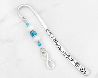 Infinity Bookmark - Best Friend Gifts for Girlfriend Gifts - To Infinity and Beyond Gift, Infinity Charm Bookmark - Infinity Symbol Bookmark