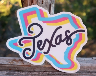 Texas Sticker - 3" x 3"