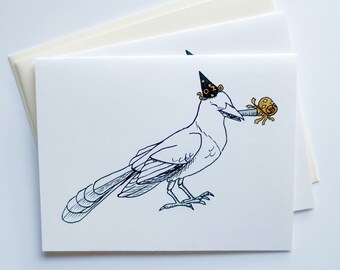 New Year New Grackle Card - 4.25" x 5.5"