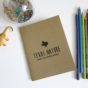 Texas Nature - Mini Coloring Book