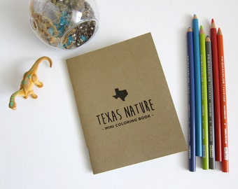 Texas Nature - Mini Coloring Book