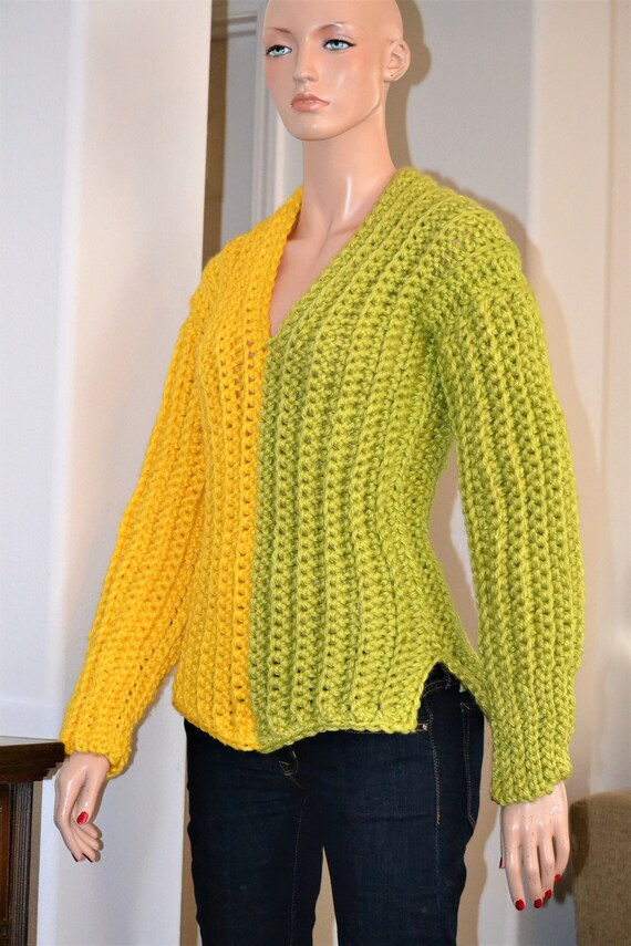 lime cardigan