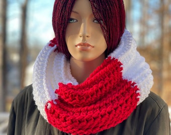Be my Valentine crochet neckwarmer | Hand Knit Cowl | Crochet Valentines Cowl