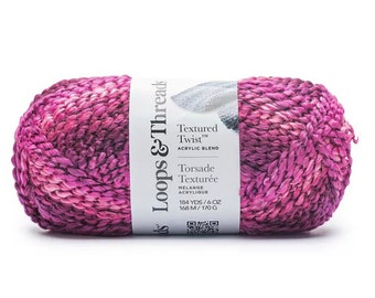 Hilo Textured Twist™ de Loops & Threads® Rose Garden