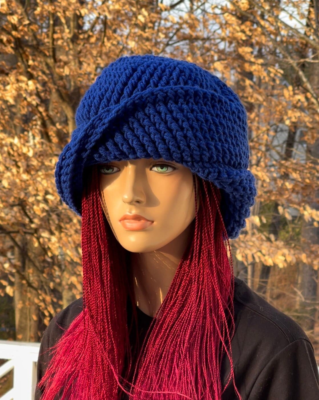 Edwardian Era Inspired Vintage Crochet Hat/ 1920s Vintage 