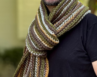 Crochet Men’s Scarf