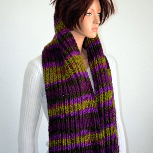 Hand Knit Chunky Scarf