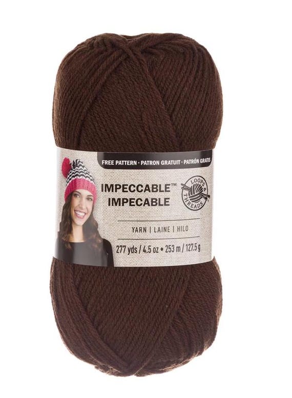 Fil à Tricoter Loops & Threads Impeccable – 277 Yards, Couleur Améthyste Violet
