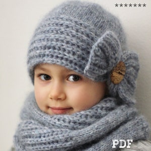 Knitting Pattern - COQUETTE (Toddler through Adult) - English, French & Russian