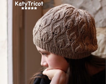 Foliage Hat Knitting Pattern (Sizes: Toddler through Adult)