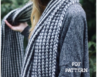 VICE VERSA Scarf Knitting pattern