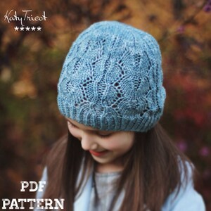 Knitting Pattern - Hat & Cowl BUTTERFLY EFFECT! (Enfant et Adult) - English