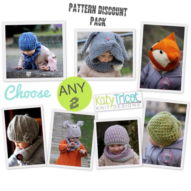 YOU choose ANY 2 PATTERNS