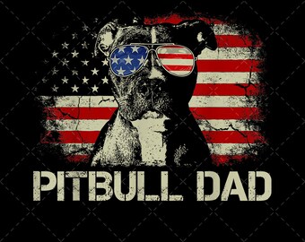 Download Pitbull Dad Svg Etsy