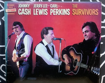 Johnny Cash, Jerry Lee Lewis, Carl Perkins - The Survivors vinyl record