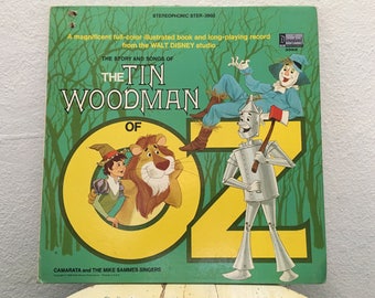 SCARCE - Wizard of Oz - "The Story and Songs of The Tin Woodman of Oz" vinyl record, Music by Camarata And The The Mike Sammes Singers