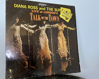 Diana Ross And The Supremes - "Live' At London's Talk Of The Town" vinyl record