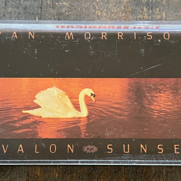 Van Morrison - "Avalon Sunset" Cassette Tape