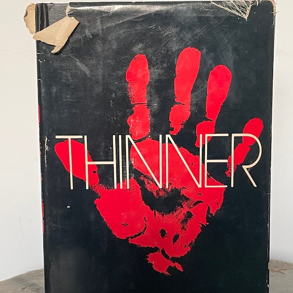 Thinner - Richard Bachman (Stephen King) - Hardcover Book, 1987, Book Club Edition