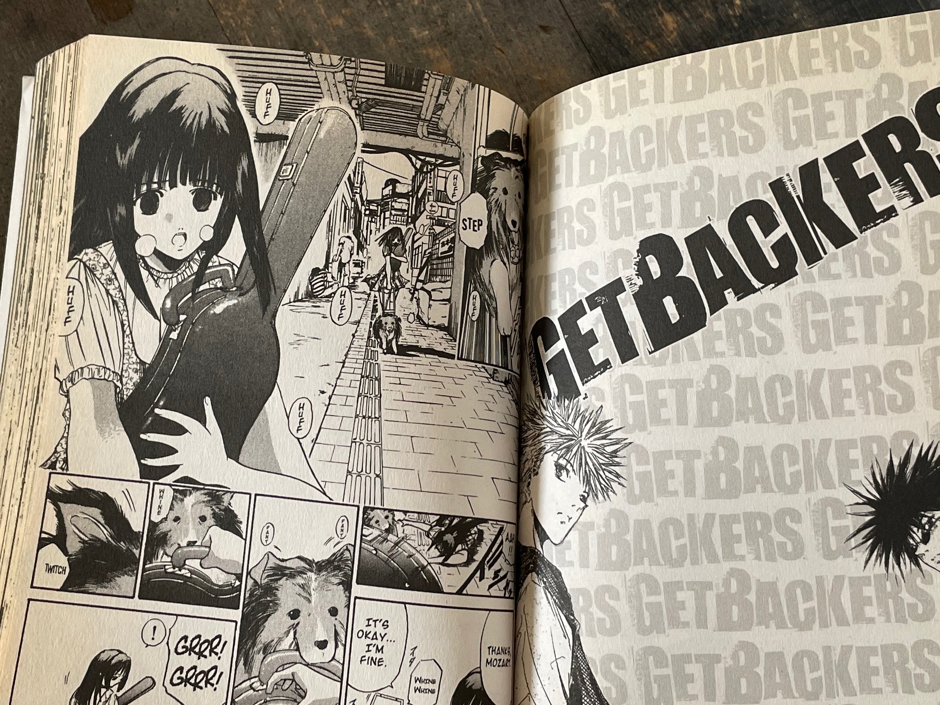Anime Manga Books Get Backers Book 3 and 4 Softcover 